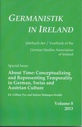 Cover: About Time: Conceptualizing and Respresenting Temporality in German, Swiss and Austrian Culture - Hartung-Gorre