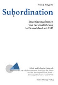 Cover: Subordination - Edition Rainer Hampp