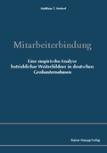 Cover: Mitarbeiterbindung - Edition Rainer Hampp