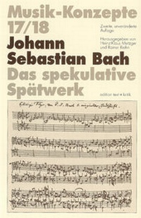 Enlarge image Cover: Johann Sebastian Bach - edition text + kritik