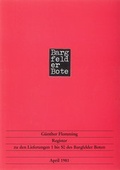 Cover: Register zu den Lieferungen 1-50 des "Bargfelder Boten" - edition text + kritik