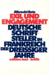 Enlarge image Cover: Exil und Engagement - edition text + kritik