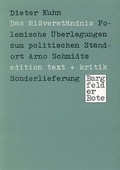 Cover: Das Missverst&auml;ndnis - edition text + kritik