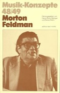 Cover: Morton Feldman - Edition Text + Kritik