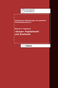 Abbildung von: »Grauer Kapitalmarkt« und Strafrecht - V&R unipress