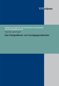 Abbildung von: Das Fotografieren von Kunstgegenständen - V&R unipress