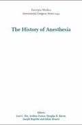 Cover: The History of Anesthesia - Elsevier