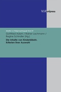 Cover: Die Inhalte von Kinderbibeln - V&R unipress