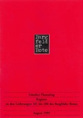 Cover: Register zu den Lieferungen 101-200 des "Bargfelder Boten" - edition text + kritik