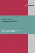 Cover: Unheimliche Fortschritte - V&R unipress