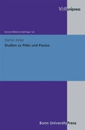 Cover: Studien zu Philo und Paulus - V&R unipress