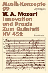 Enlarge image Cover: W. A. Mozart - edition text + kritik