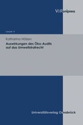 Abbildung von: Auswirkungen des Öko-Audits auf das Umweltstrafrecht - V&R unipress