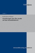 Abbildung von: Auswirkungen des Öko-Audits auf das Umweltstrafrecht - V&R unipress