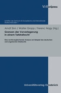 Cover: Grenzen der Vorverlagerung in einem Tatstrafrecht - V&R unipress