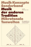 Cover: Musik der anderen Tradition - edition text + kritik