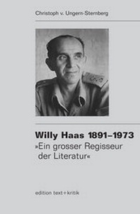 Abbildung von: Willy Haas 1891-1973 - edition text + kritik