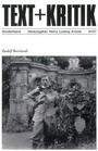 Cover: Rudolf Borchardt - edition text + kritik