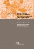 Cover: J&uuml;dische Literatur als europ&auml;ische Literatur - edition text + kritik