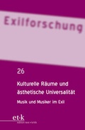 Cover: Kulturelle R&auml;ume und &auml;sthetische Universalit&auml;t - edition text + kritik