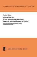 Cover: Narrativit&auml;t im Kitab al-Farag ba'ada s-sidda des Abu 'Ali al-Muhassin at-Tanuhi - De Gruyter