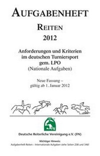 Abbildung von: Aufgabenheft - Reiten 2012 (Nationale Aufgaben) - FN Verlag