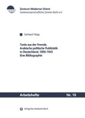 Cover: Texte aus der Fremde - Klaus Schwarz Verlag