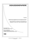 Cover: Modernisierungspolitik durch Kompetenztransfer? - De Gruyter