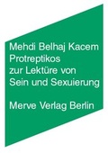 Cover: Protreptikos zur Lekt&uuml;re von >Sein und Sexuierung< - Merve