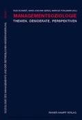 Cover: Managementsoziologie - Edition Rainer Hampp