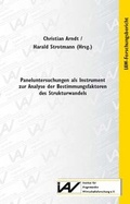 Cover: Paneluntersuchungen als Instrument zur Analyse der Bestimmungsfaktoren - Institut f. Angew. Wirtsch.-Forsch.