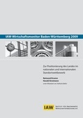 Cover: IAW-Wirtschaftsmonitor Baden-W&uuml;rttemberg 2009 - Institut f. Angew. Wirtsch.-Forsch.