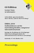 Cover: GI Edition Proceedings Band 172 EMISA 2010 - Einflussfaktoren auf die Entwicklung flxibler, integrierter Informationssysteme - K&ouml;llen