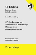 Cover: GI Edition Proceedings Band 182 WM 2011 - 6th Conference on Professional Knowledge - From Knowledge to Action - K&ouml;llen