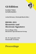 Cover: GI Edition Proceedings Band 191 BIOSIG 2011 - K&ouml;llen