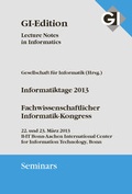 Cover: GI LNI Seminars Band 12 Informatiktage 2013 - K&ouml;llen