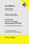 Cover: GI Edition Proceedings Band 207 DeLFI 2012: Die 10. e-Learning Fachtagung Informatik - K&ouml;llen