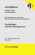 Cover: GI Edition Proceedings Band 209 Nachhaltiges Software Management - K&ouml;llen