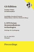 Cover: GI Edition Proceedings Band 217 6. DFN-ForumKommunikationstechnologien - K&ouml;llen