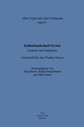 Cover: Kulturlandschaft Syrien - Ugarit