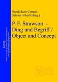 Cover: P. F. Strawson - Ding und Begriff / Object and Concept - Editiones Scholasticae