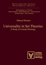 Cover: Universality in Set Theories - editiones scholasticae
