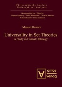 Enlarge image Cover: Universality in Set Theories - editiones scholasticae