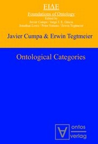 Enlarge image Cover: Ontological Categories - editiones scholasticae