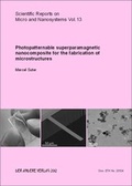 Cover: Photopatternable superparamagnetic nanocomposite for the fabrication of microstructures - Der Andere Verlag