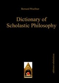 Cover: Dictionary of Scholastic Philosophy - Editiones Scholasticae