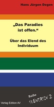 Cover: "Das Paradies ist offen." - Verlag Edition AV