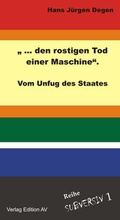 Cover: " ... den rostigen Tod einer Maschine" - Verlag Edition AV