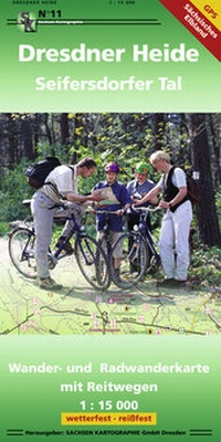 Abbildung von: Dresdner Heide und Seifersdorfer Tal - SACHSEN KARTOGRAPHIE