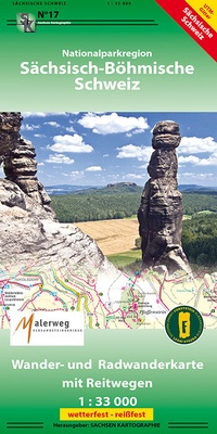 Abbildung von: Nationalparkregion Sächsisch-Böhmische Schweiz - SACHSEN KARTOGRAPHIE